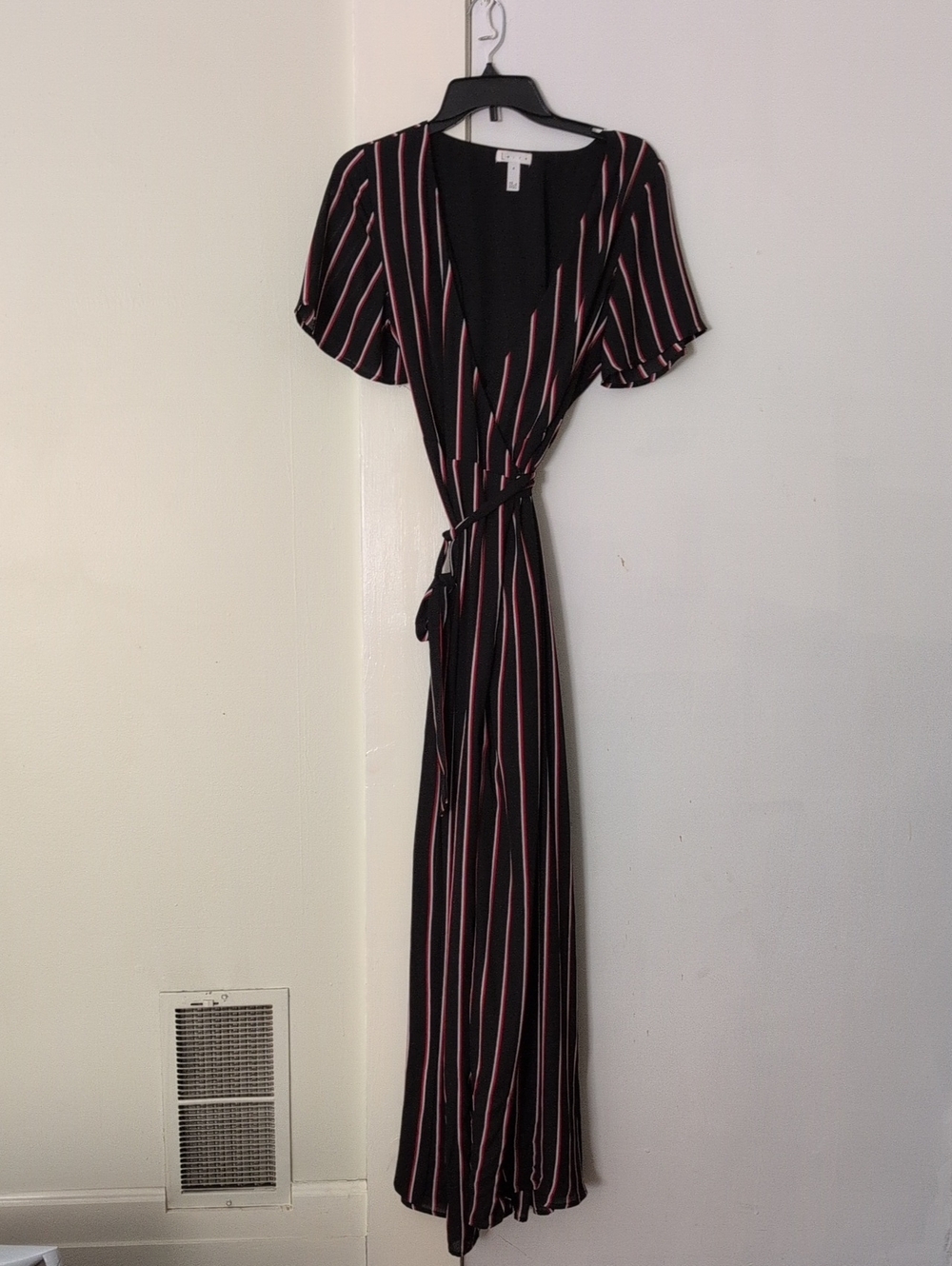 Leith Striped Wrap Maxi